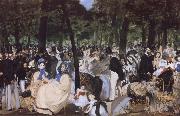 Edouard Manet Music in the Tuileries Garden Spain oil painting artist